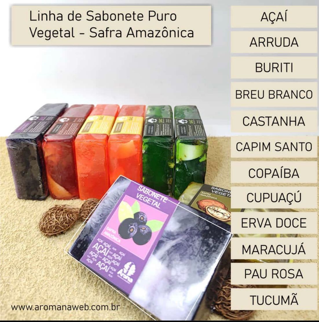 Conecte-se à natureza com produtos 100% naturais da amazônia